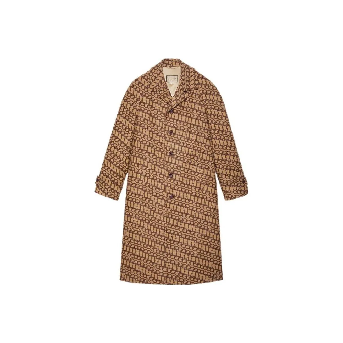 GUCCI Coats Men Camel
