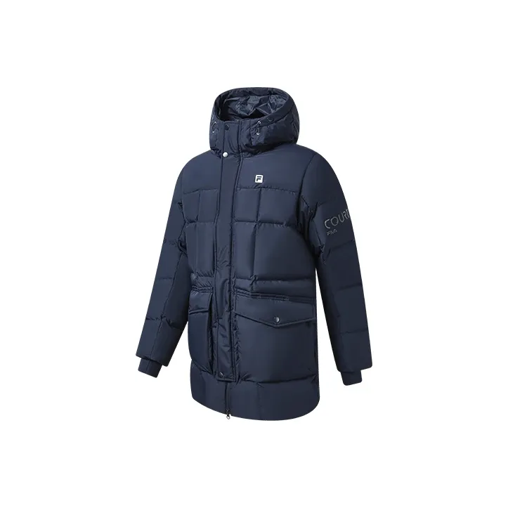 FILA Пуховик Мужской Королевский Синий