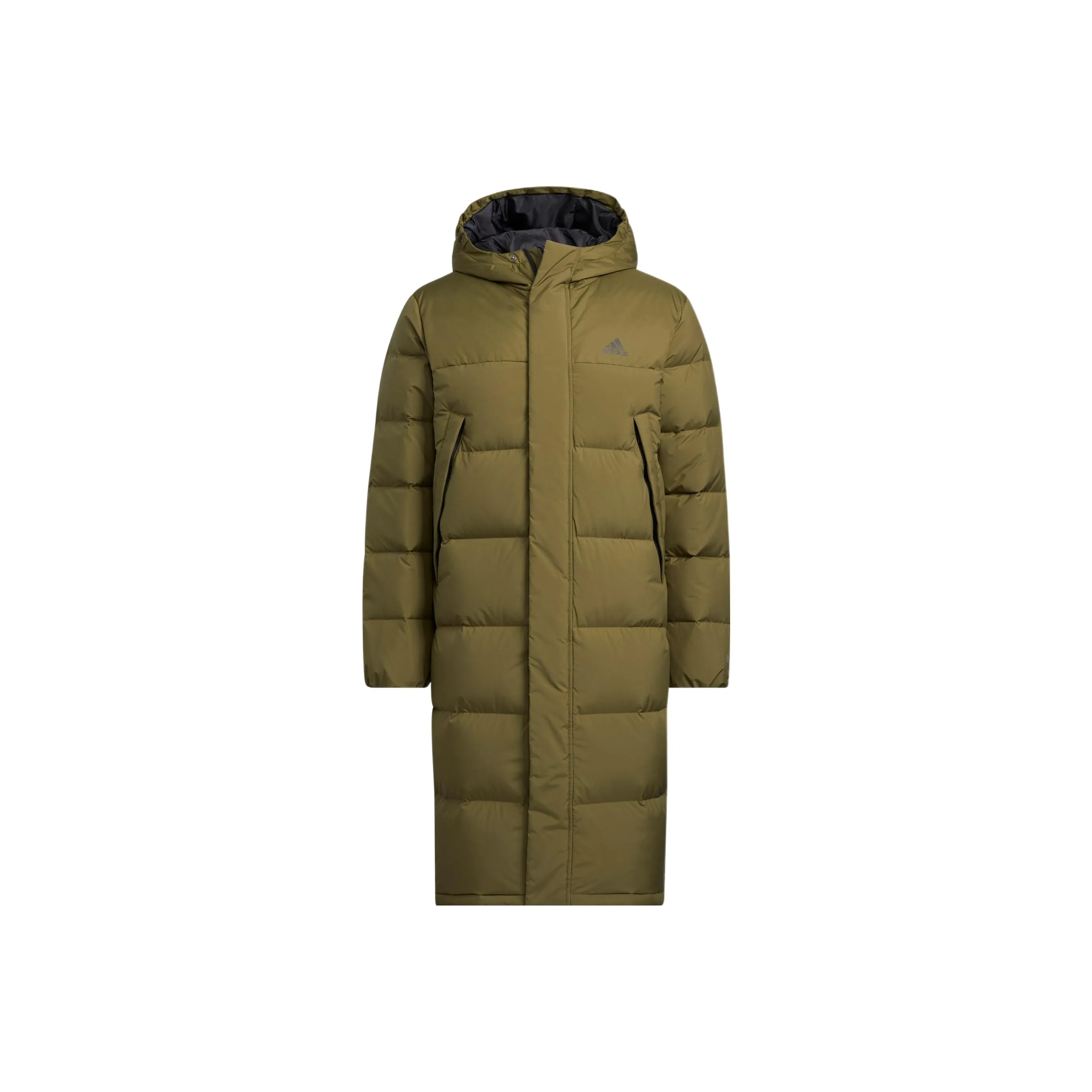 Adidas Пуховик Мужской Армейский Зеленый