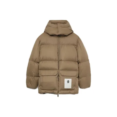 BAPE BLACK Бежево-желтый Мужские пуховики
