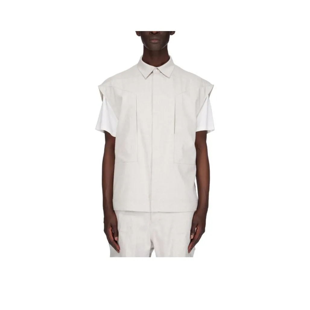 RICK OWENS Sleeveless Jumbo Outershirt