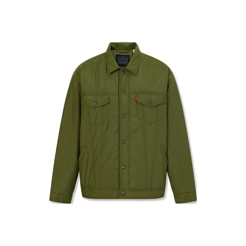 Levis Jackets Men's Army Green