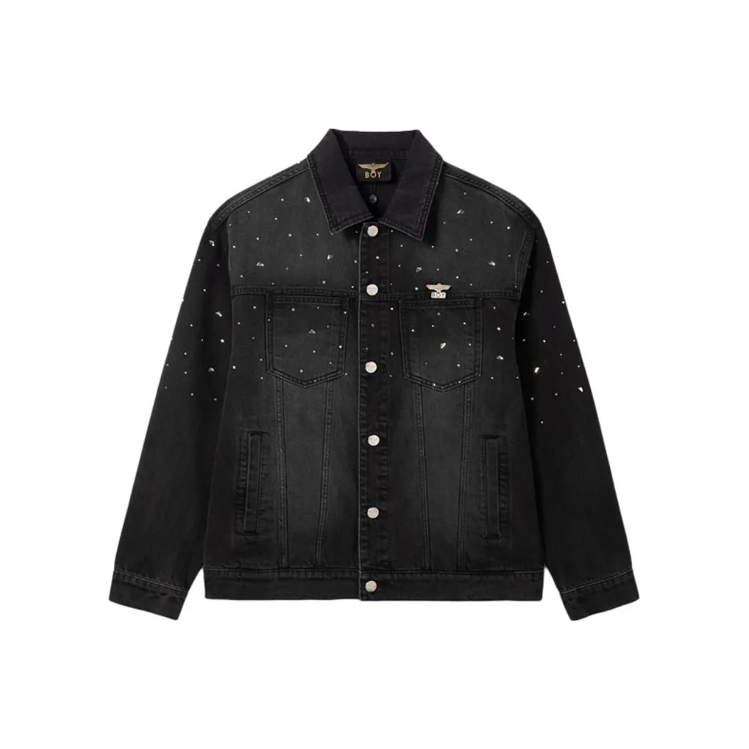 Boy London Denim Jacket Unisex Black