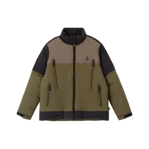 VOLCOM Оливково-зеленый Мужские пуховики