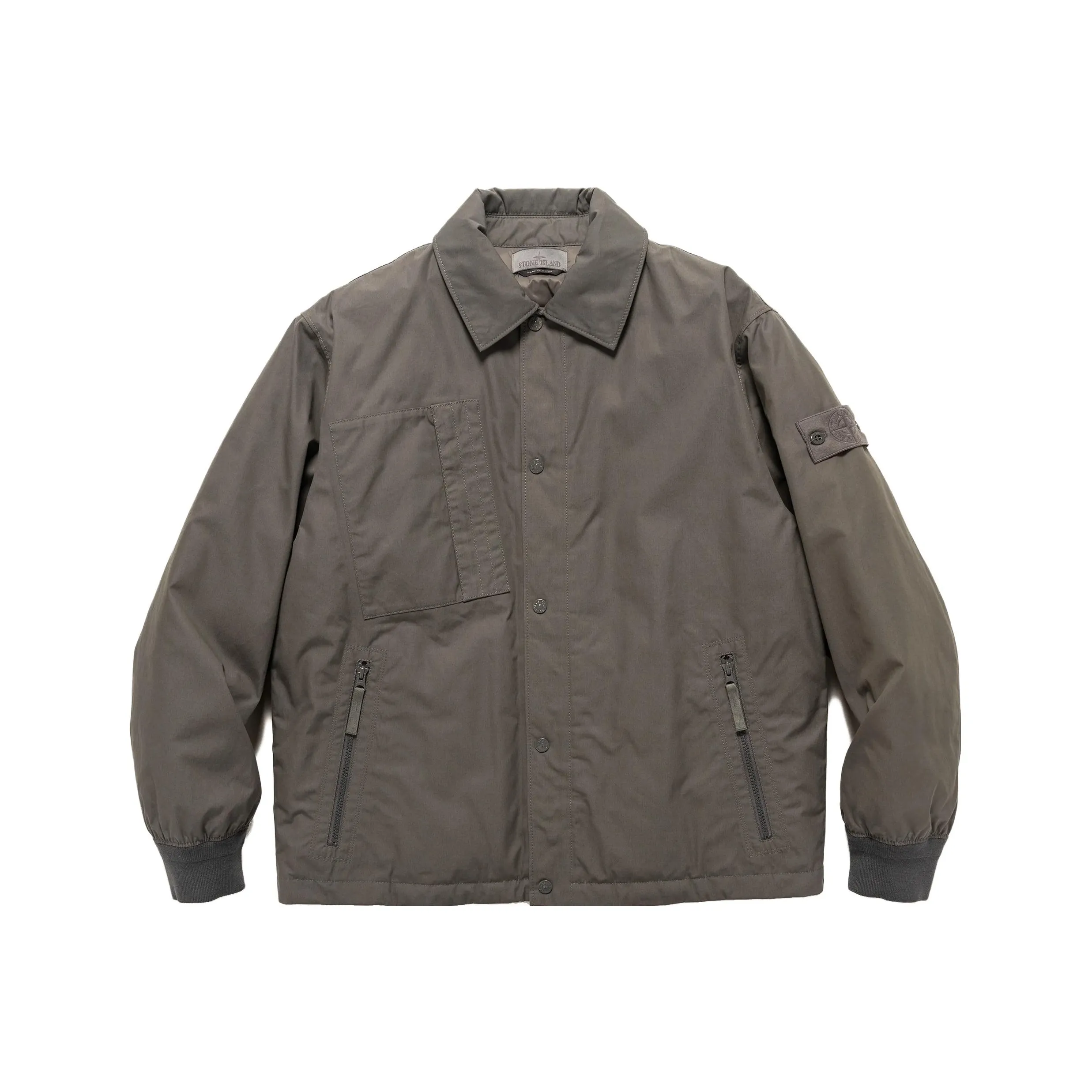 STONE ISLAND Compass Patch Button Up Down Shirt Jacket