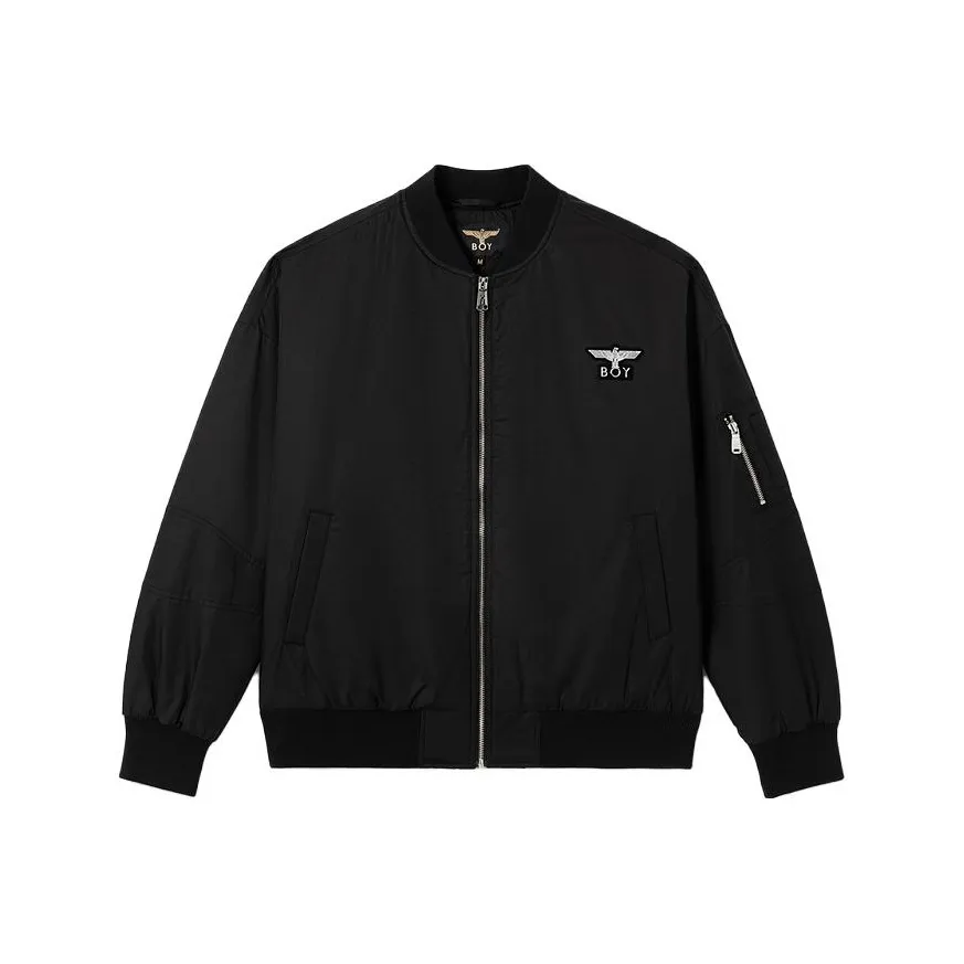 BOY LONDON Хлопковый пуховик унисекс черного цвета