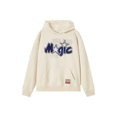 Mitchell Ness Orlando Magic Экрю Унисекс Свитшоты