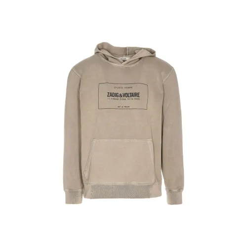 Zadig & Voltaire Светло-янтарные Мужские Толстовки