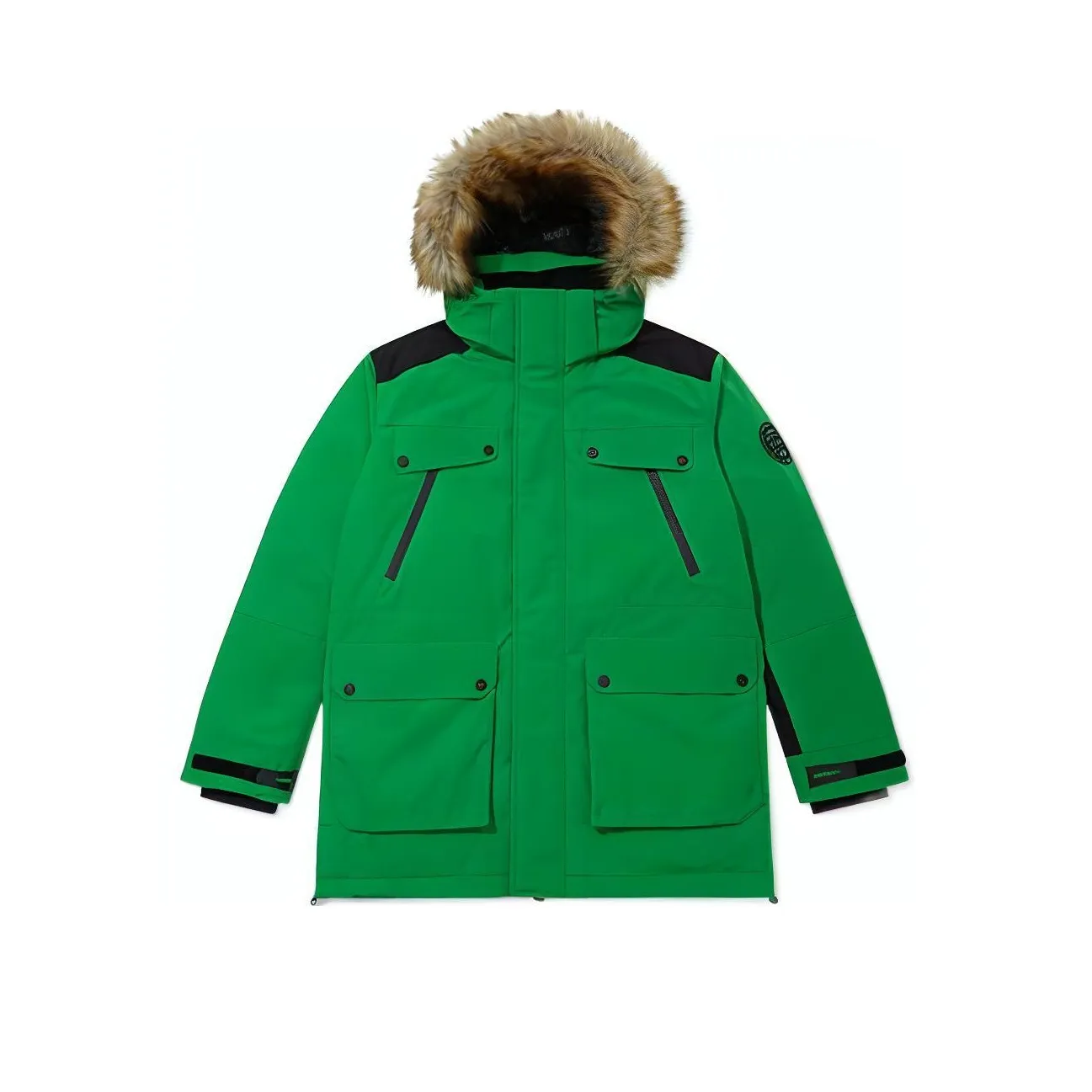 Levis Зеленый Мужской Пуховик