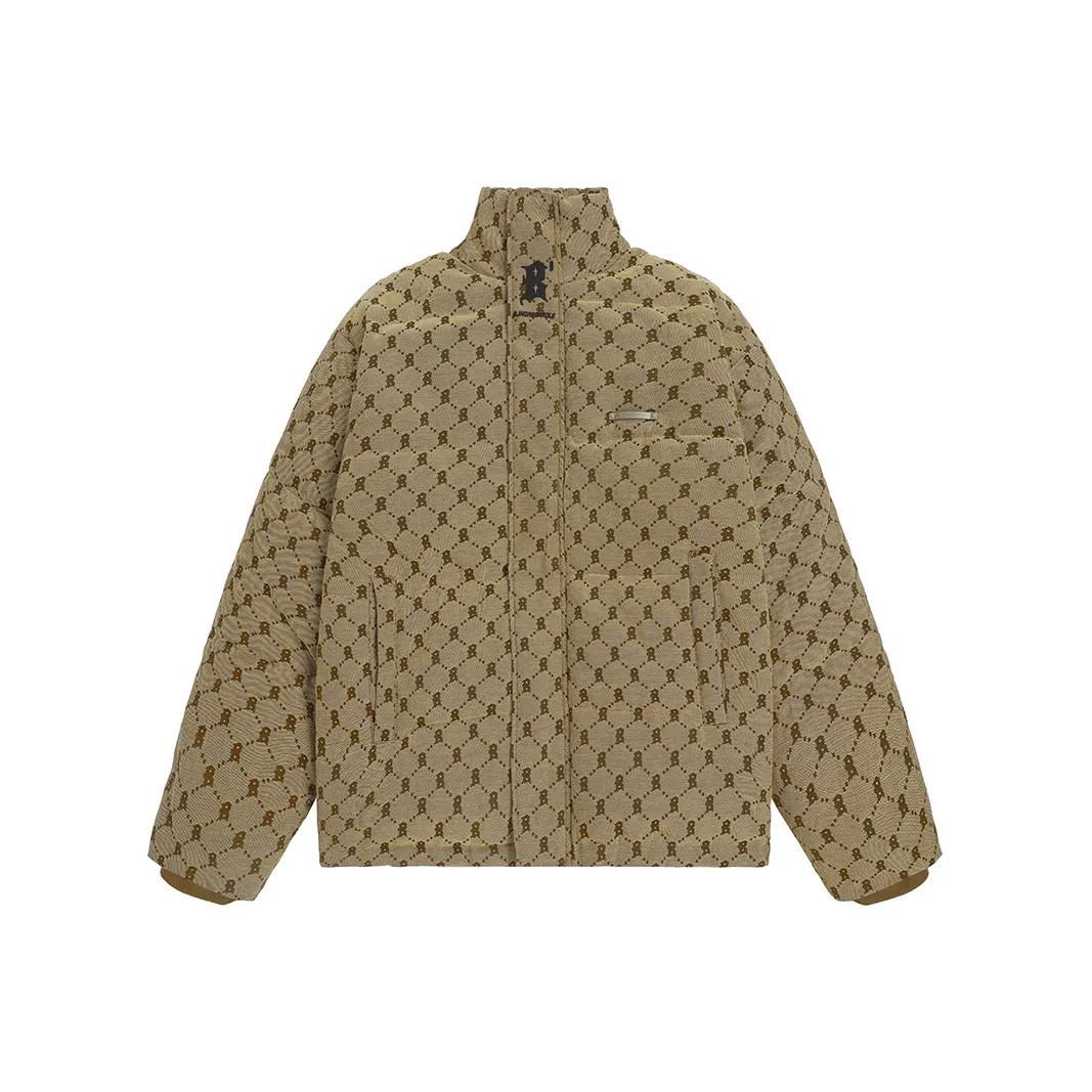 BJHG Пуховая куртка Унисекс Кокос Зеленый Мокко Коричневый