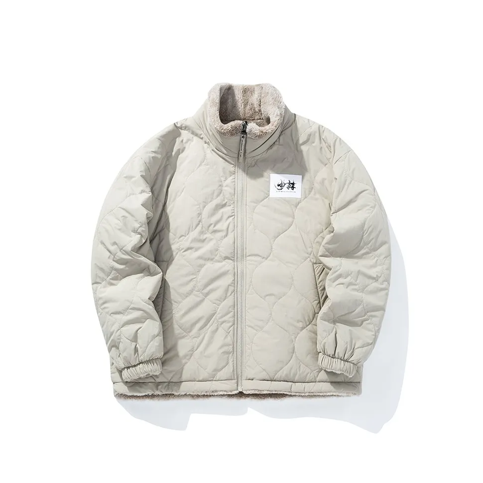 XTEP x SHAOLIN Воротник-стойка Умеренный Короткий Пуховая куртка Унисекс