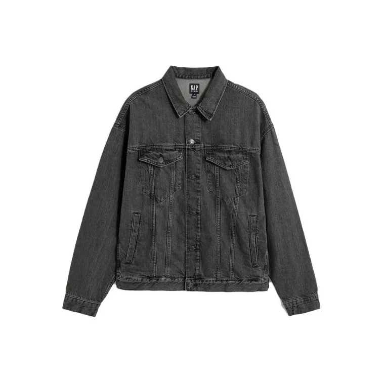 GAP Jackets Men's Black Gray Color