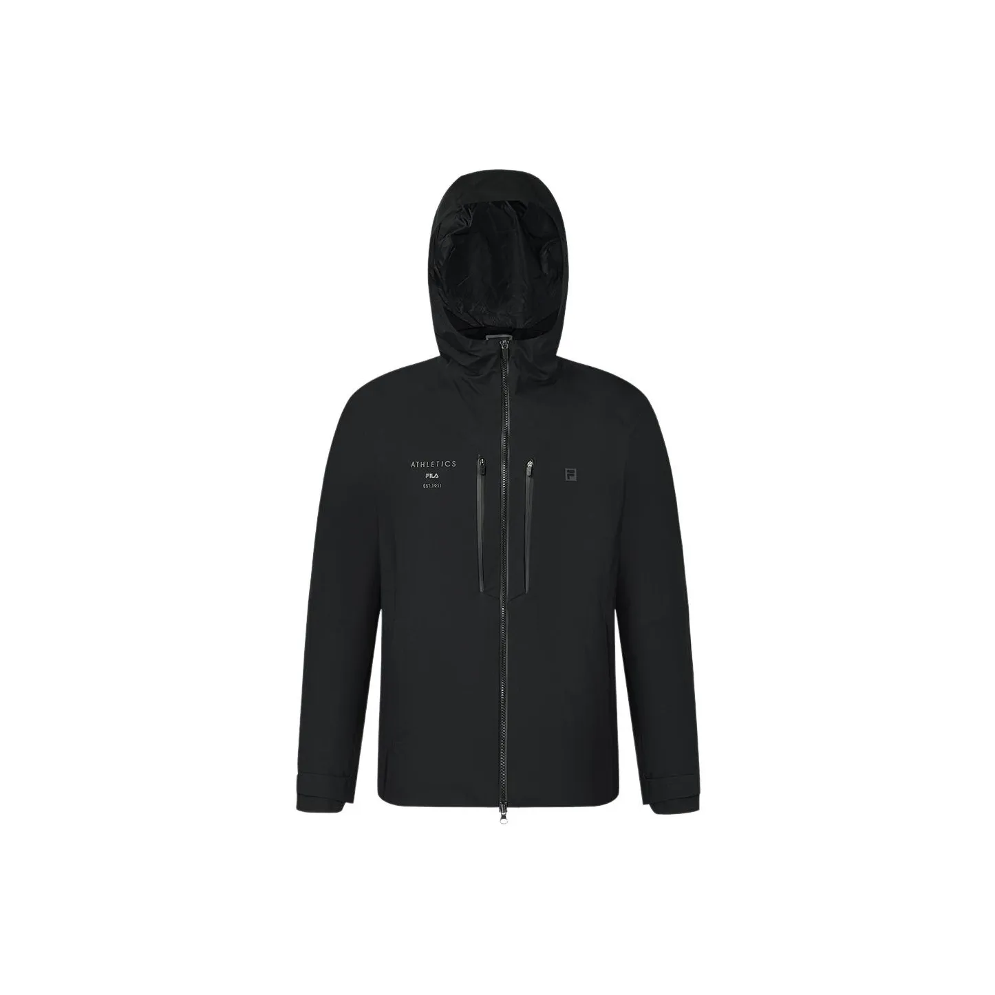 FILA Fitness Wear Resistant Windbreaker Jacket Men's Pitch Black
