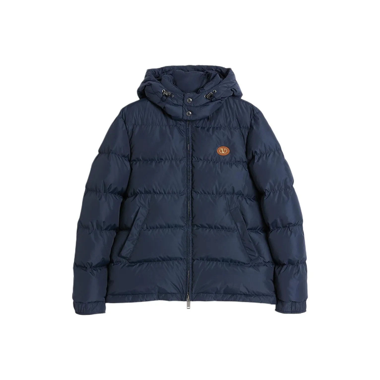 Valentino Zip Up Hooded Down Jacket
