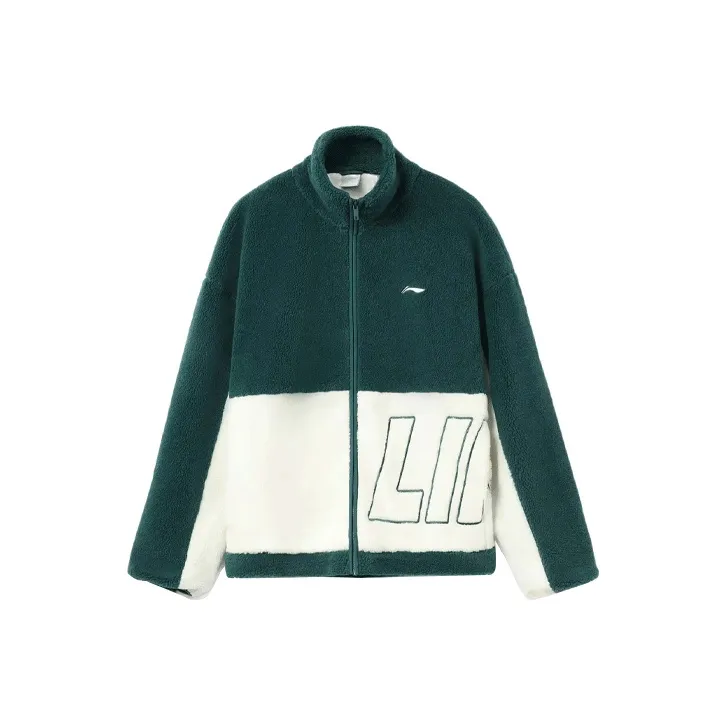 LiNing Sports Life Collection Jacket Unisex Deep Ink Green