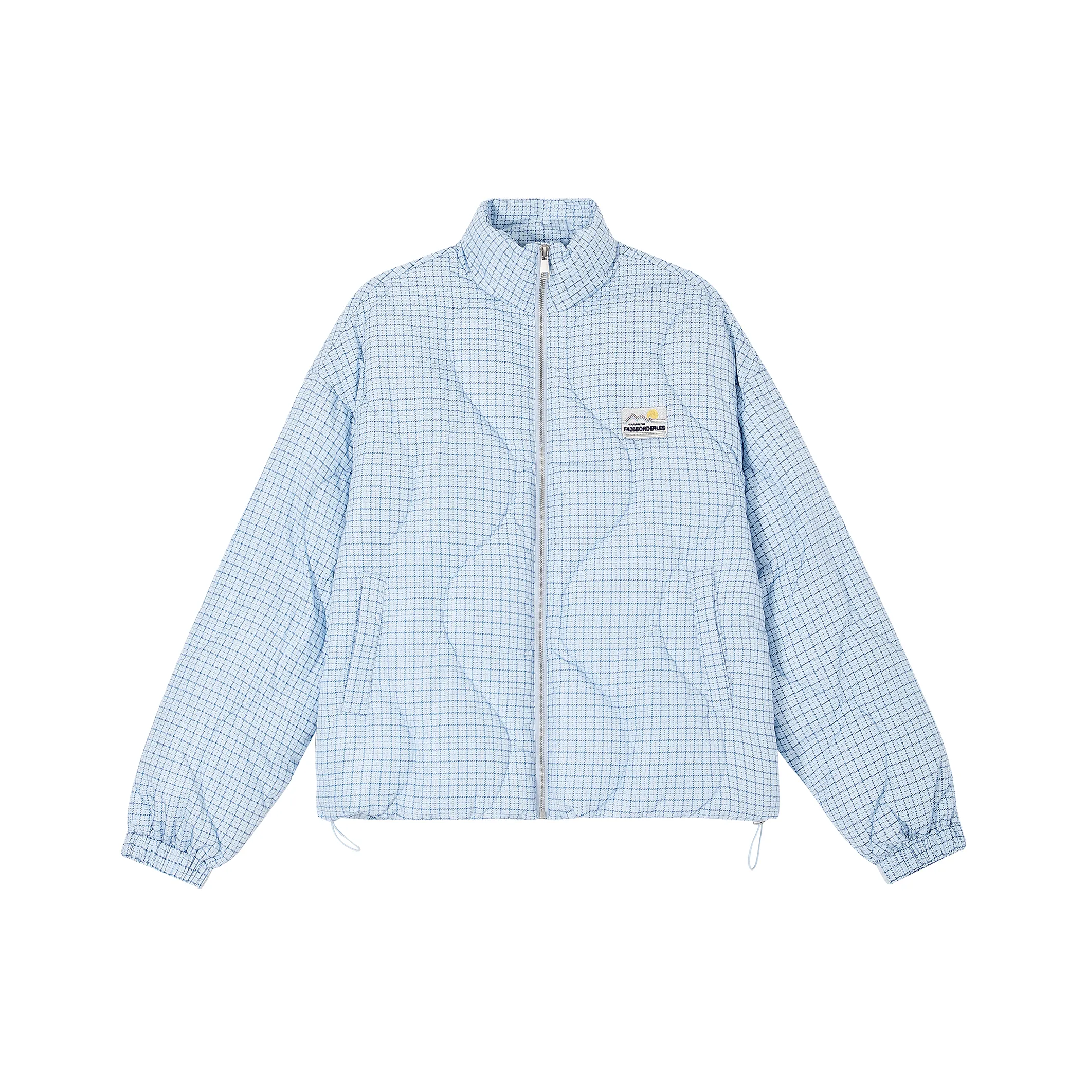 F426 Клетка Воротник-стойка Свободный крой Утолщенный Пух Унисекс