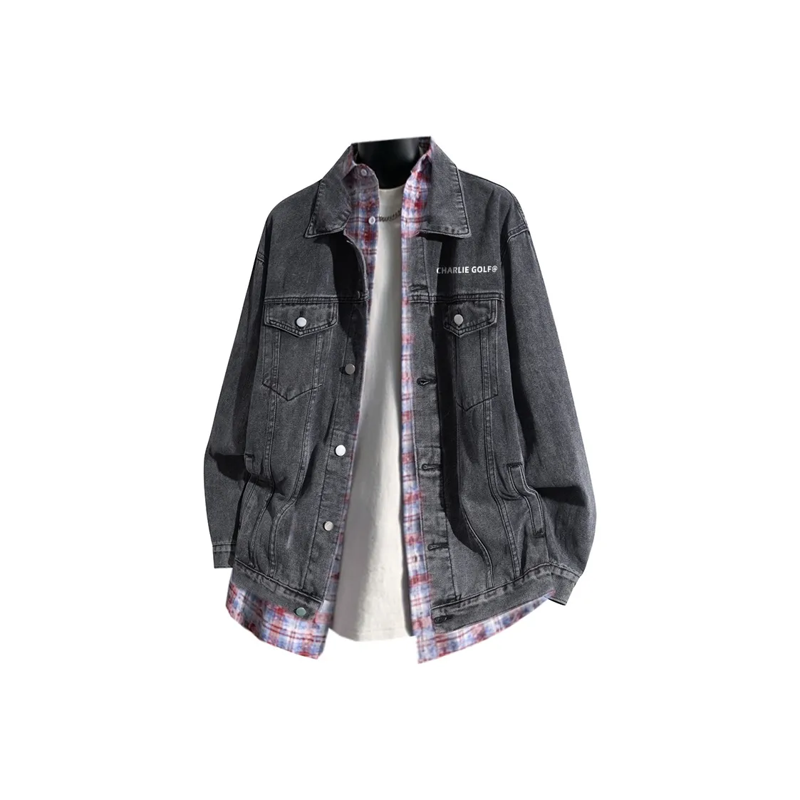 CHARLIE GOLF Denim Jacket Unisex