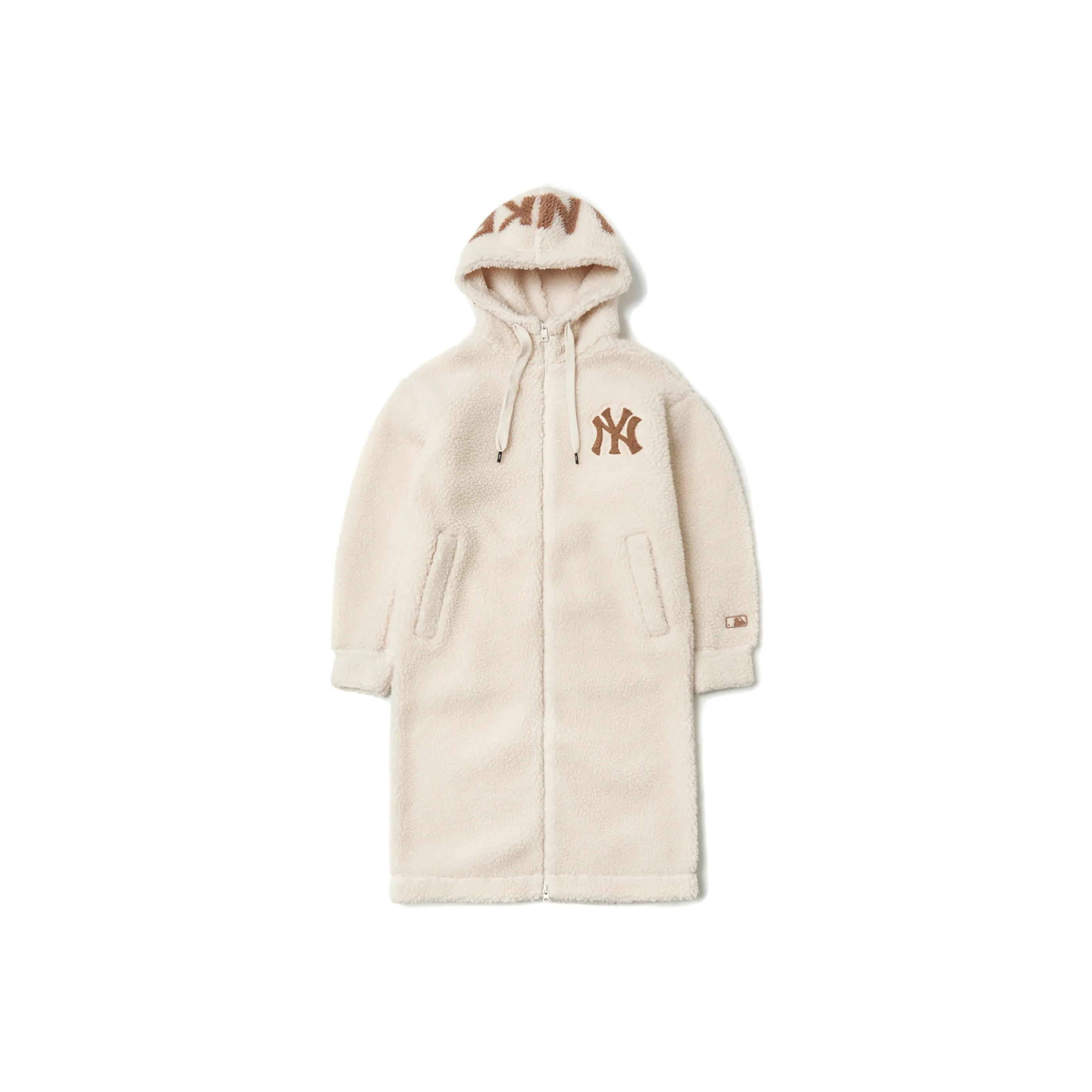 MLB DUMBLE FLEECE New York Yankees Velvet Jackets Unisex Cream