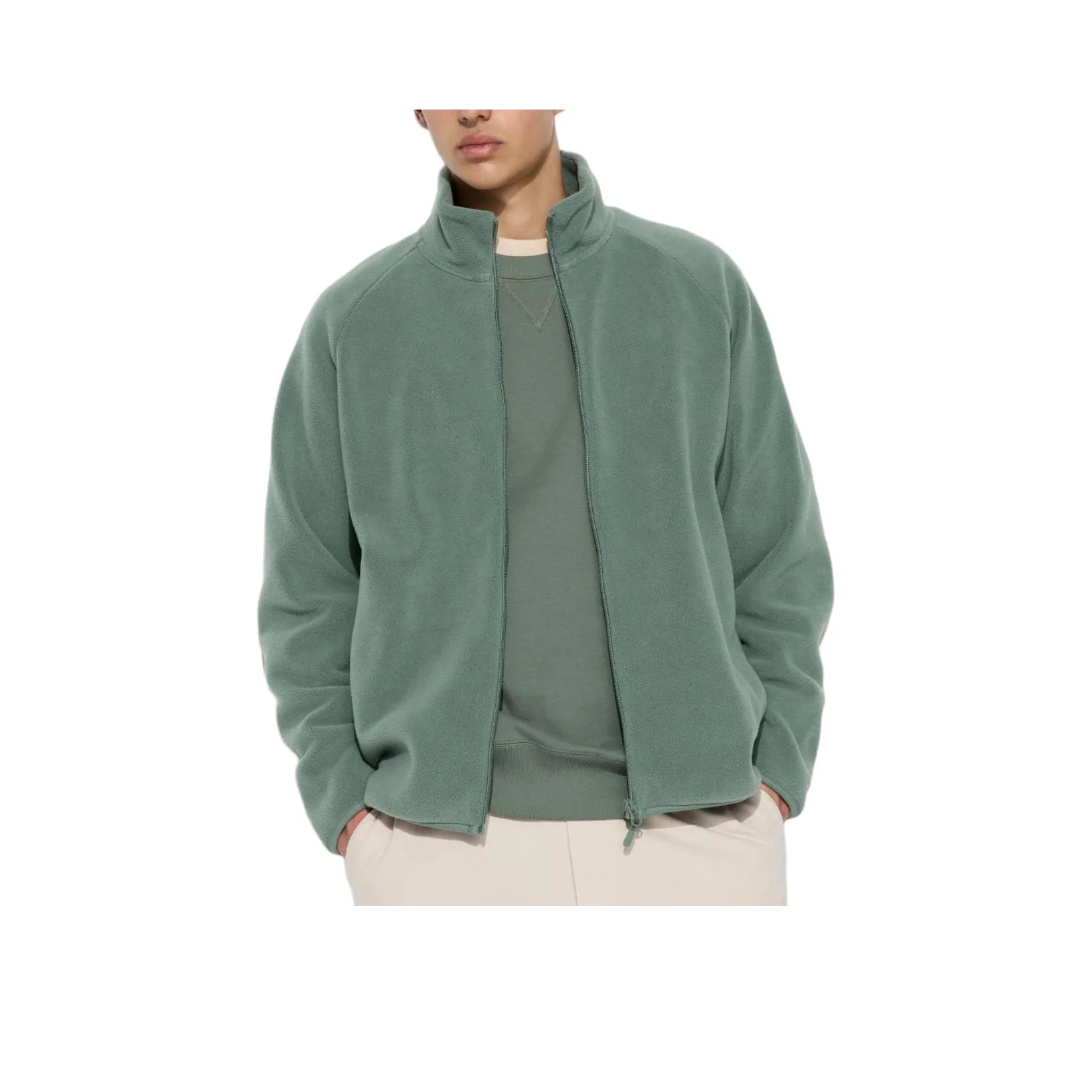 UNIQLO Куртки и Пальто Унисекс Зеленый