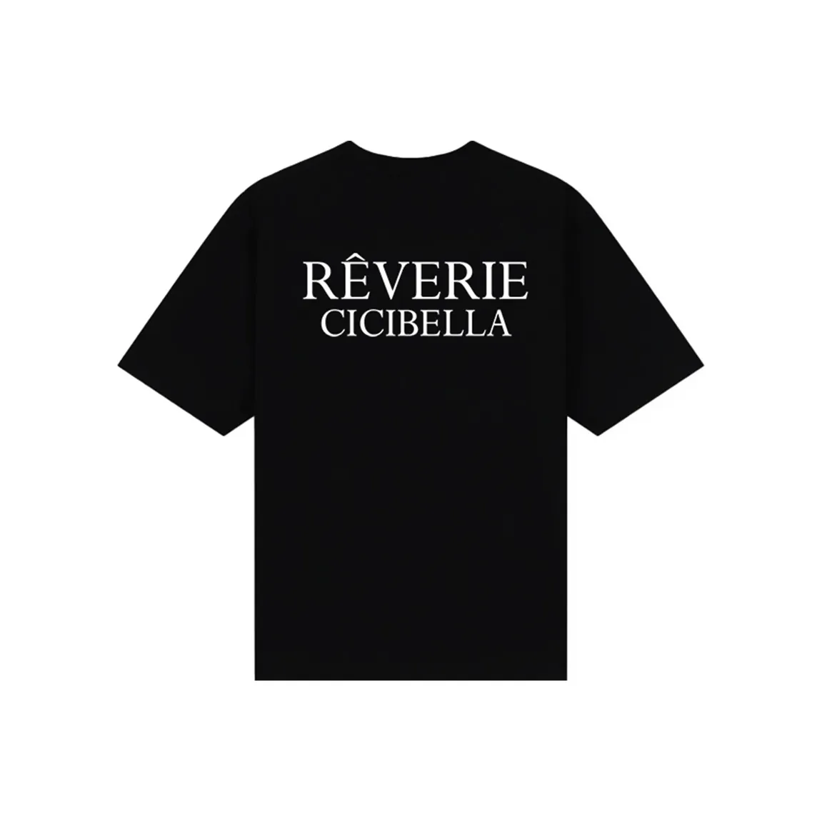Striped Ribs U-neck Placket T-shirt