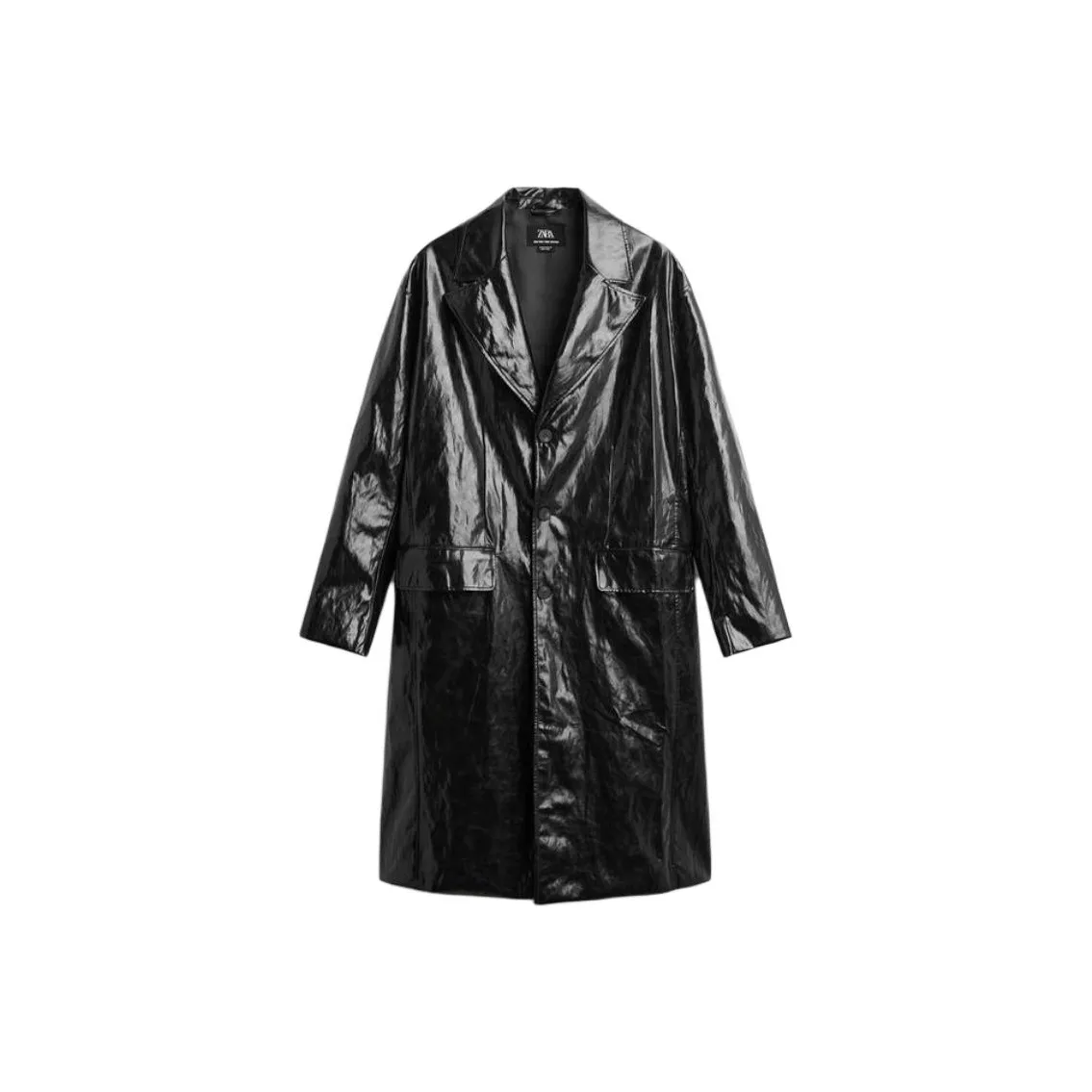 ZARA Черное Мужское Пальто