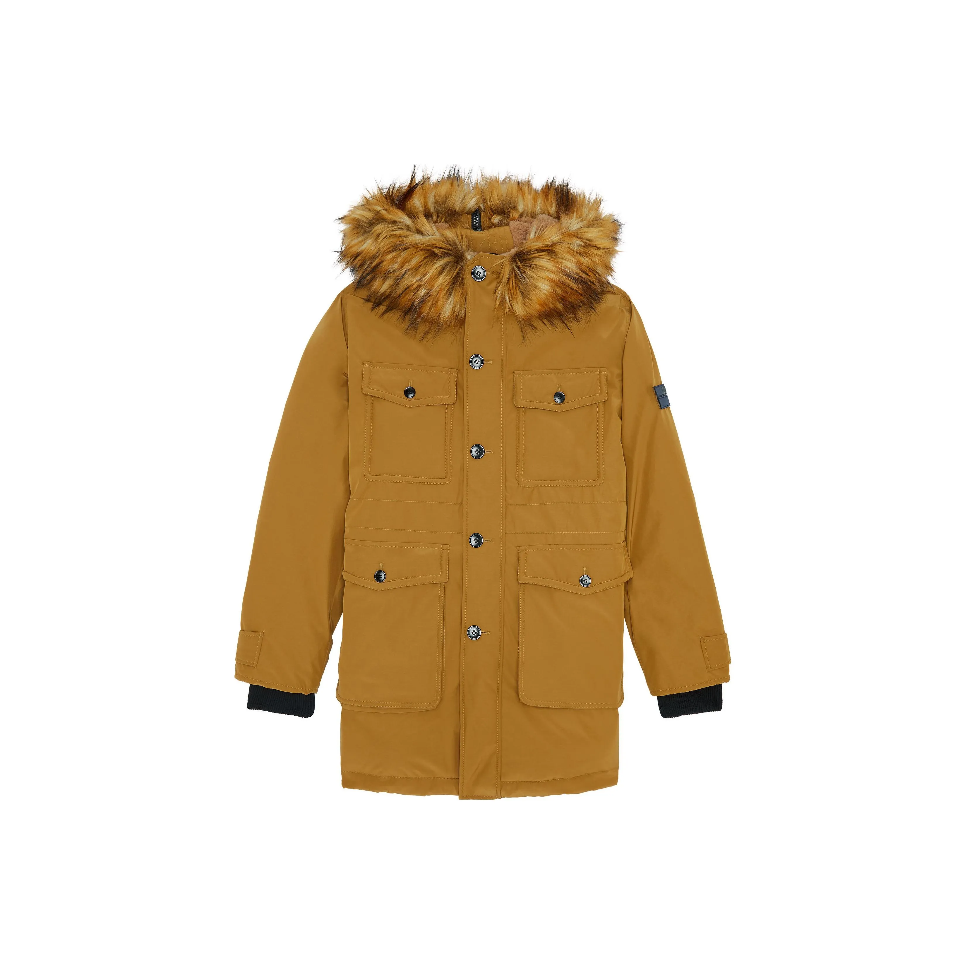 DIESEL Коричневый Зеленый Мужской Пуховик