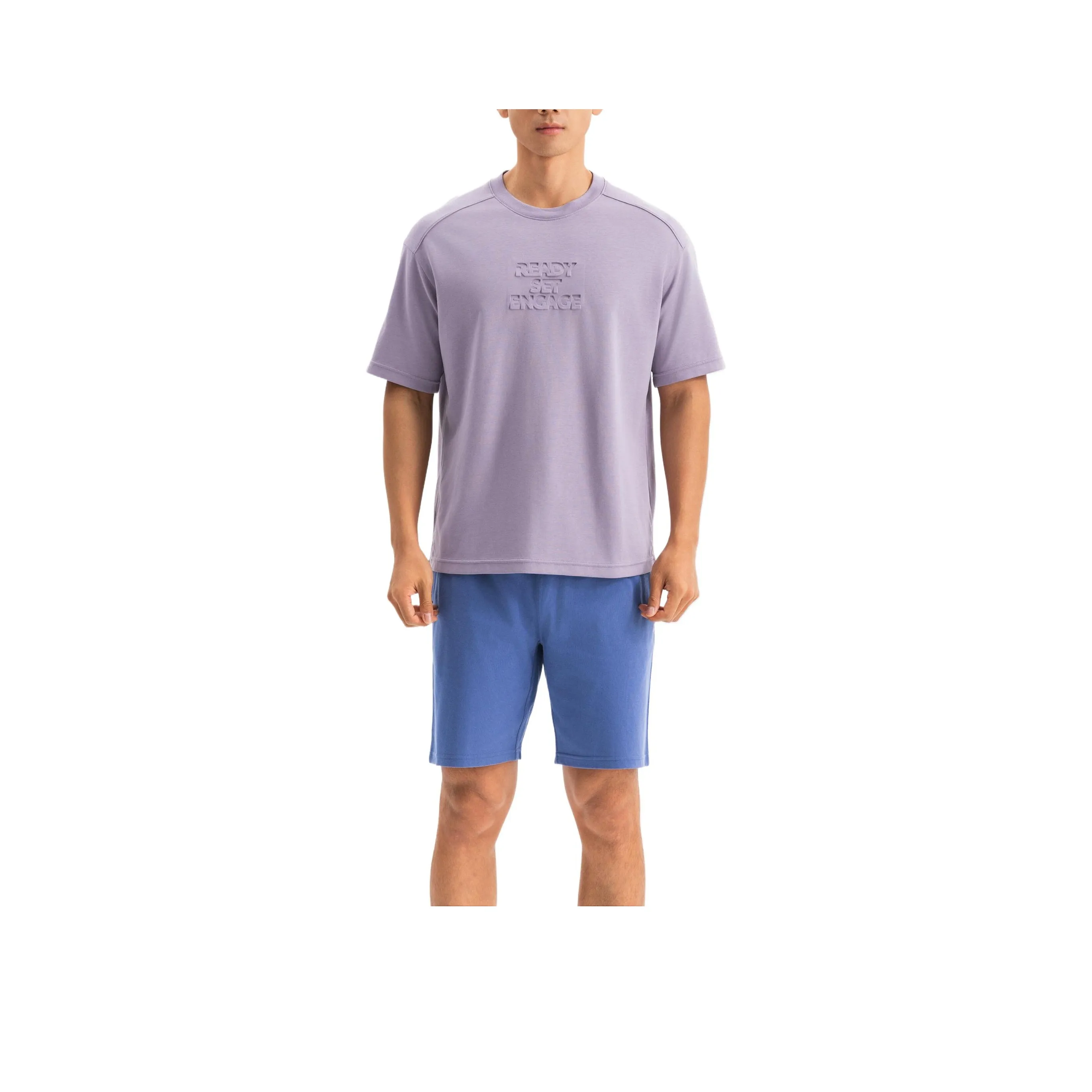 DECATHLON Coolmax T-Shirt Мужской Дымчатый Лиловый