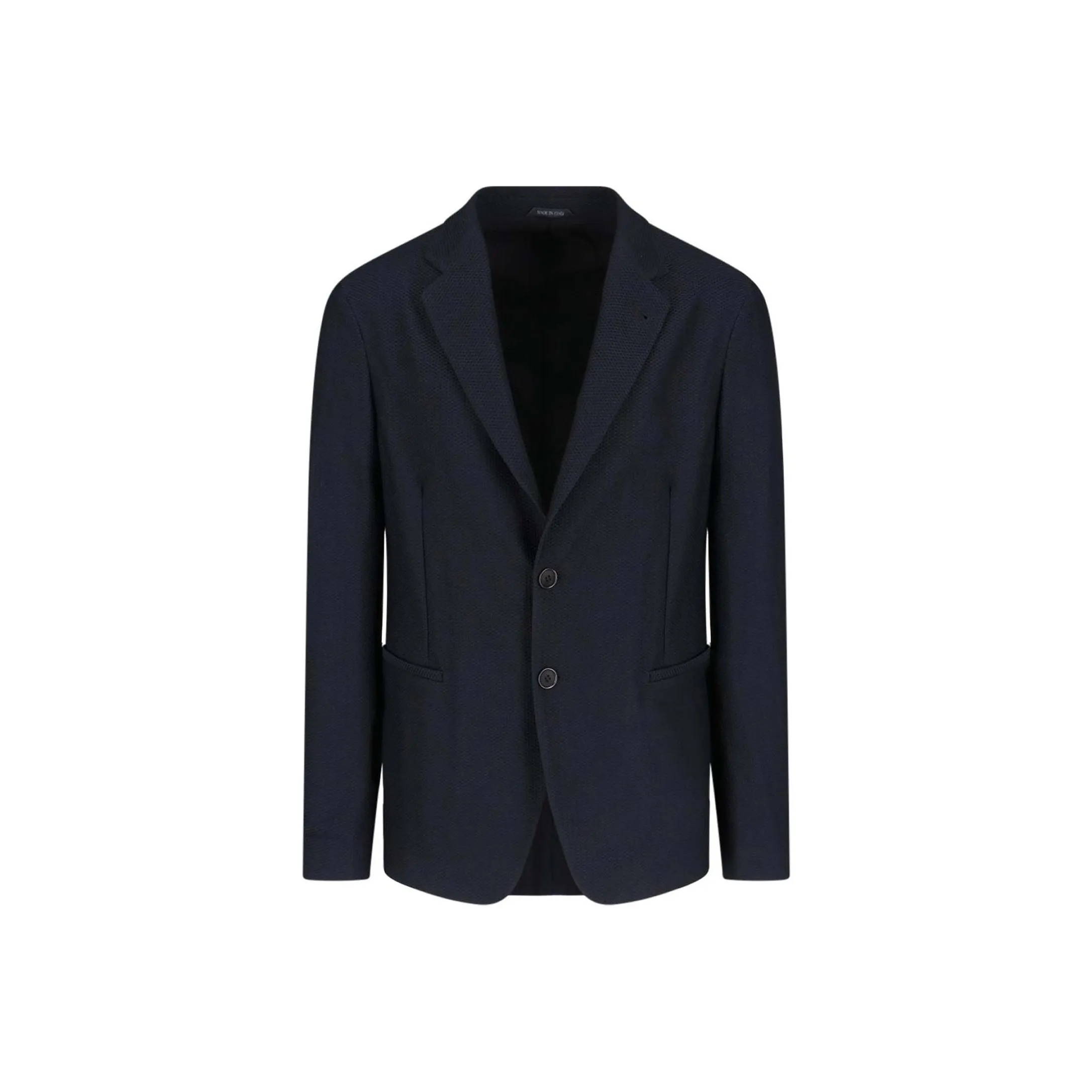 GIORGIO ARMANI Single Breasted Straight Hem Blazer