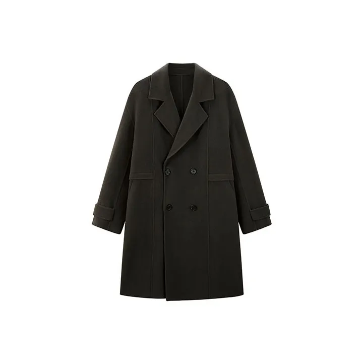 PEACEBIRD MEN Свободный крой Повседневный Тренч Унисекс