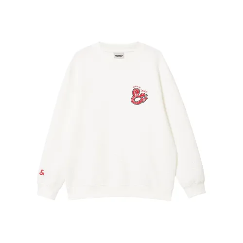 JACK&JONES Snake Year Collection Снег A06 Мужские Свитшоты