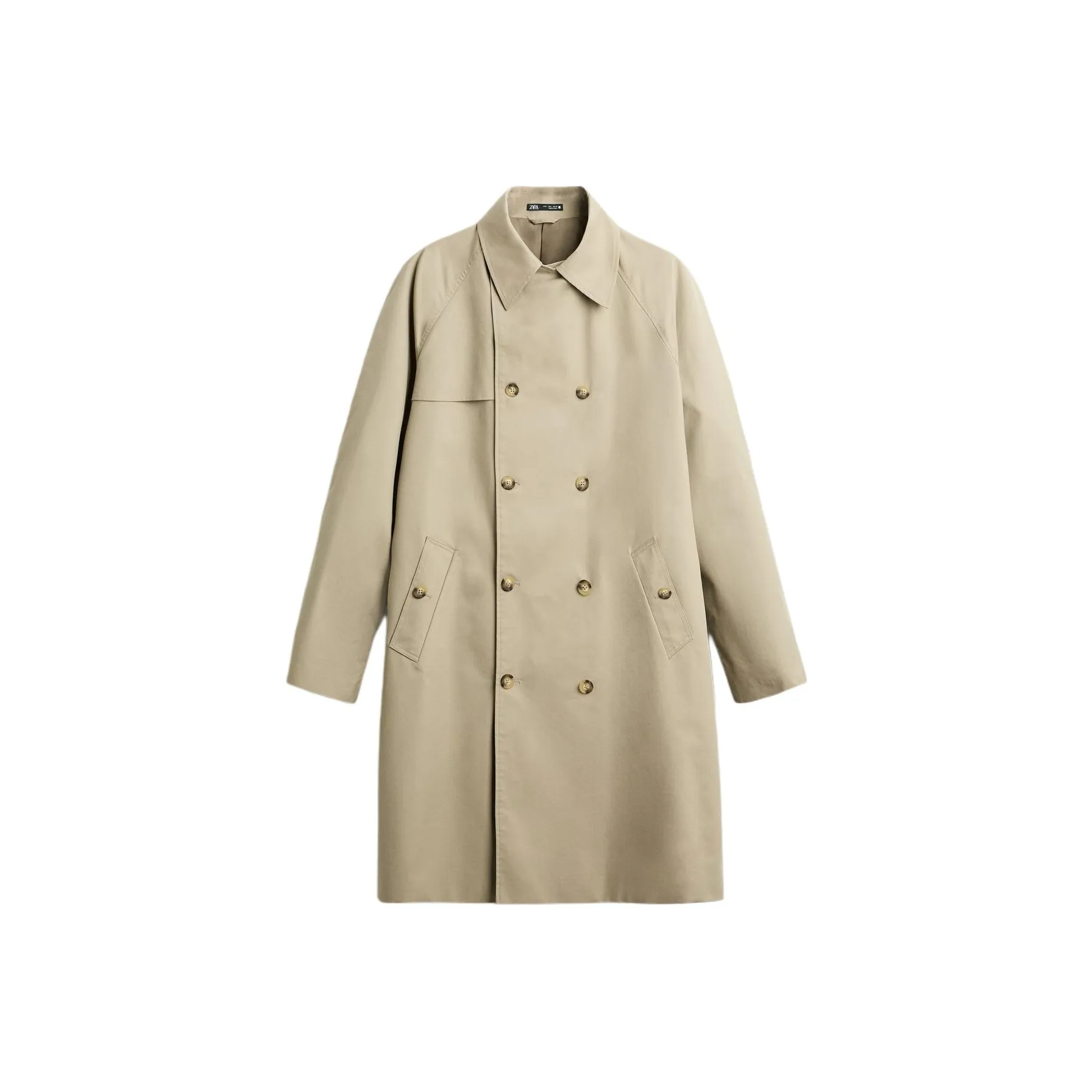 ZARA Coats Men's Beige