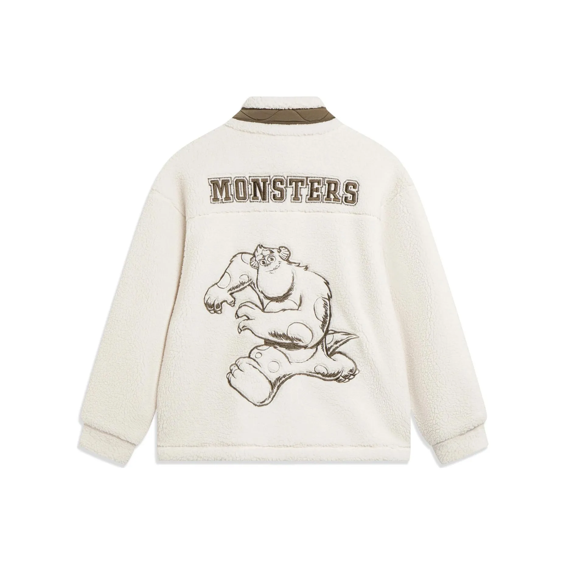 LiNing x Disney Velvet feel Coat Men's Ecru