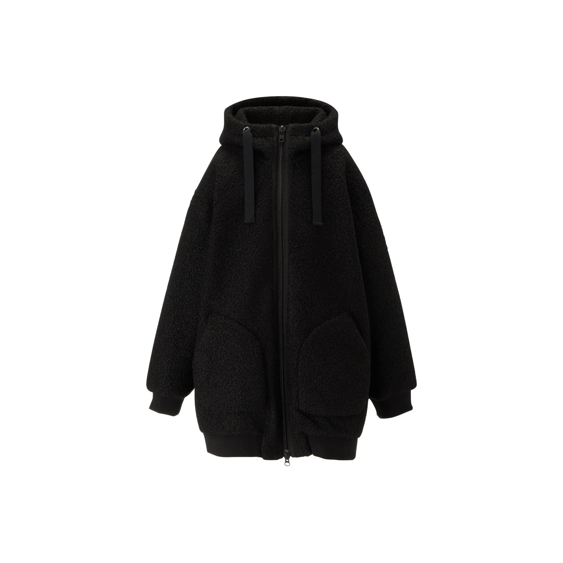 Onitsuka Tiger ZIP UP hoodie Boxy Jackets & Coats Unisex Black