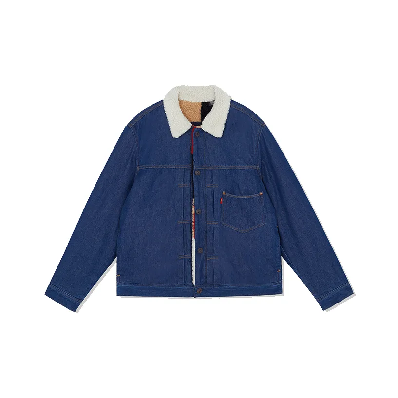 Levis Velvet Jackets Men's Blue