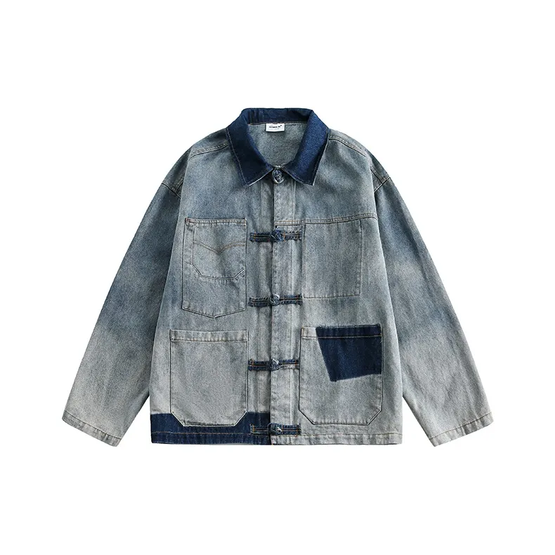 MIIRACER Denim Jacket Unisex Blue