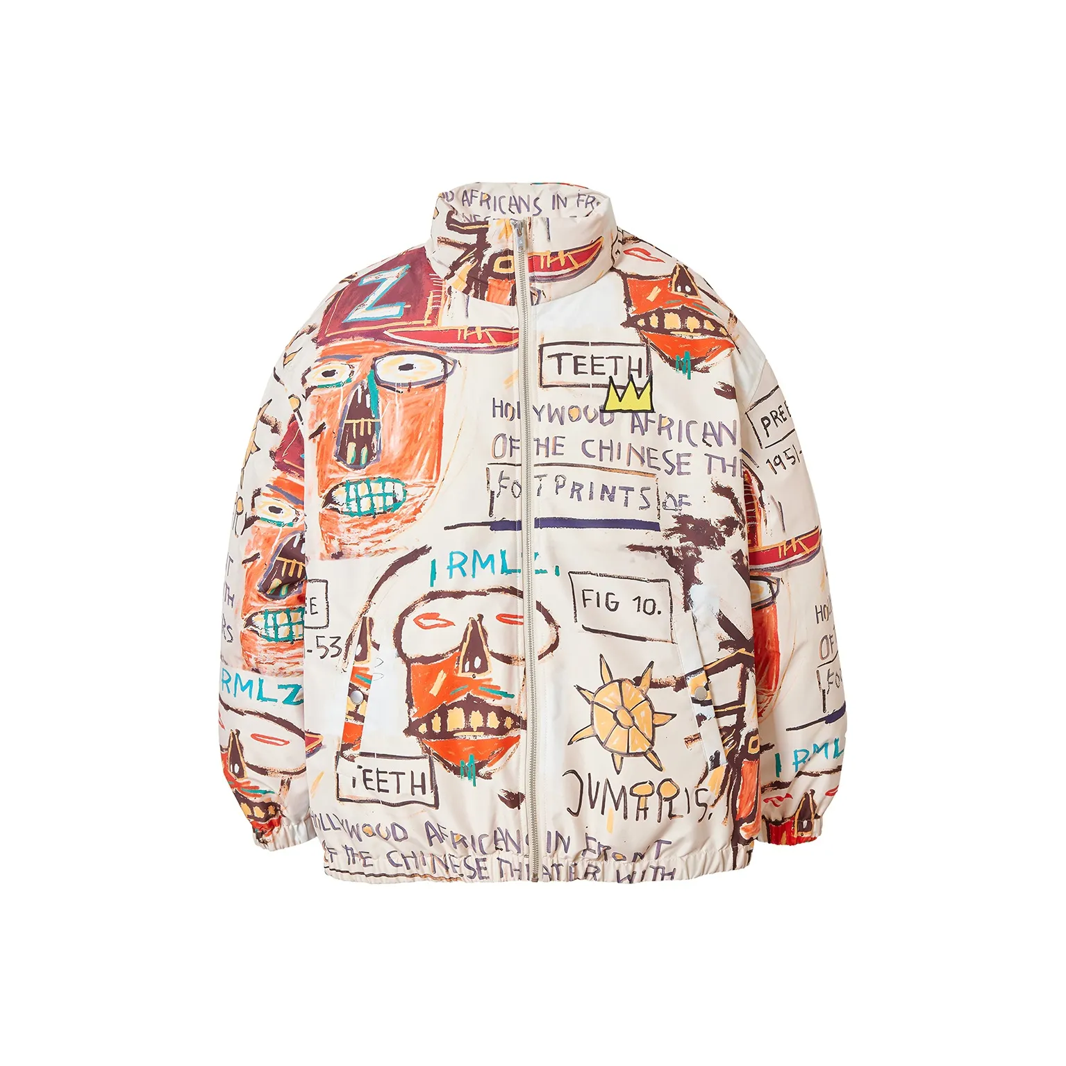 JACK JONES· JACK JONES Jack Jones x Basquiat Осенний Зимний Пуховик Мужской Облачный Бежевый