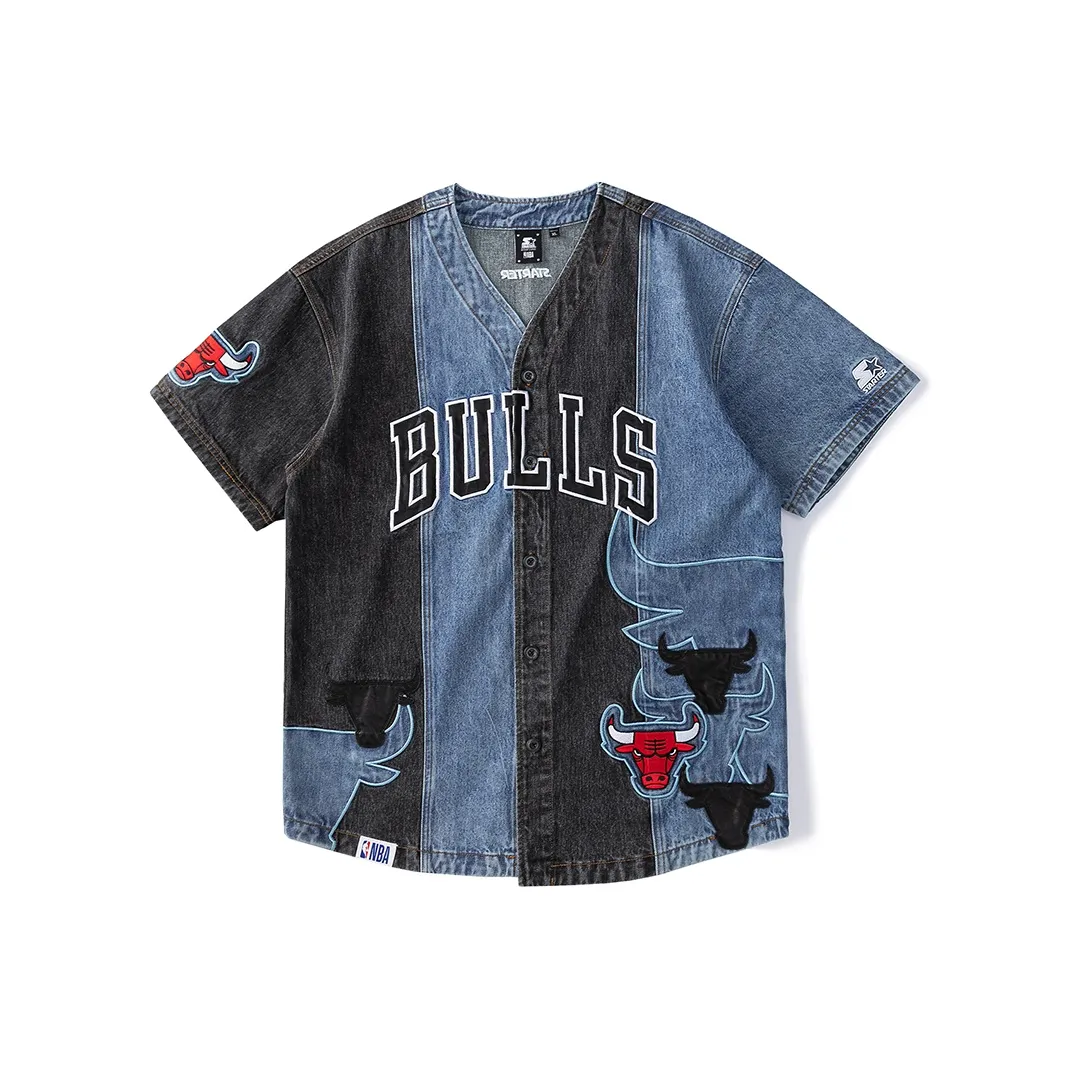Nba X STARTER Baseball Jerseys Unisex Blue