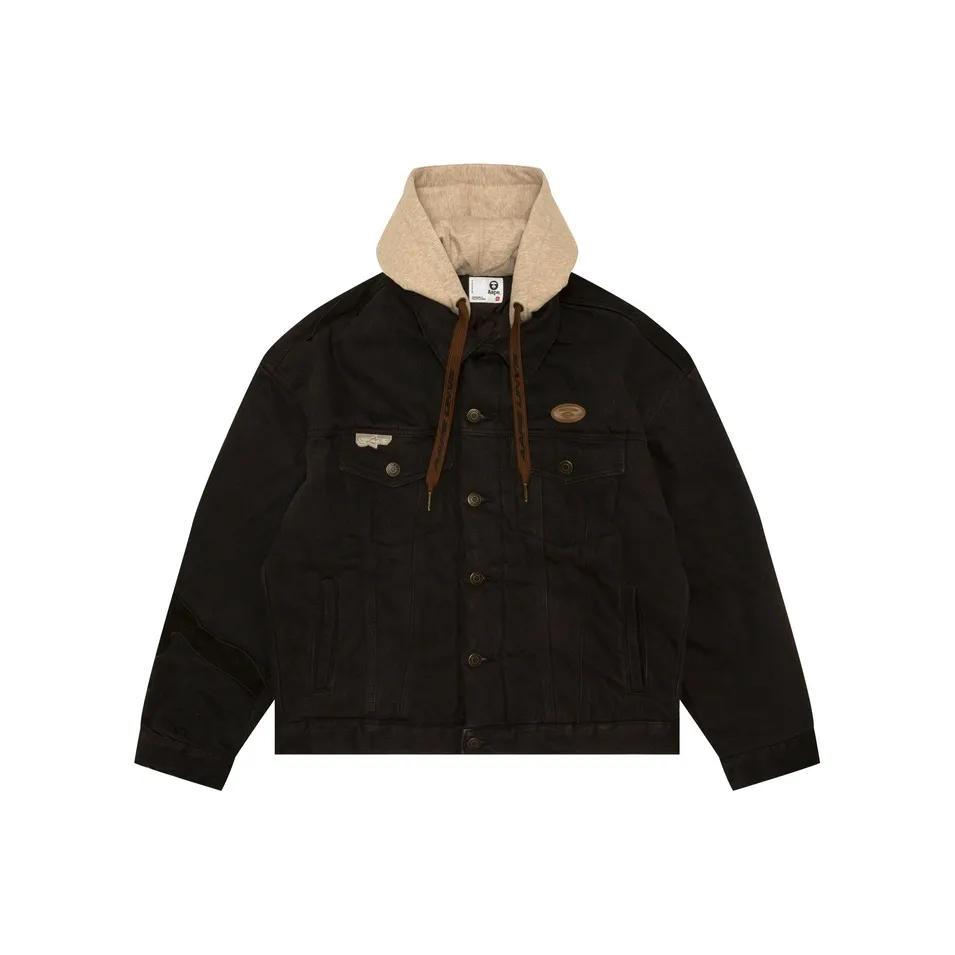 Aape FW24 Denim Jacket Men's Tan
