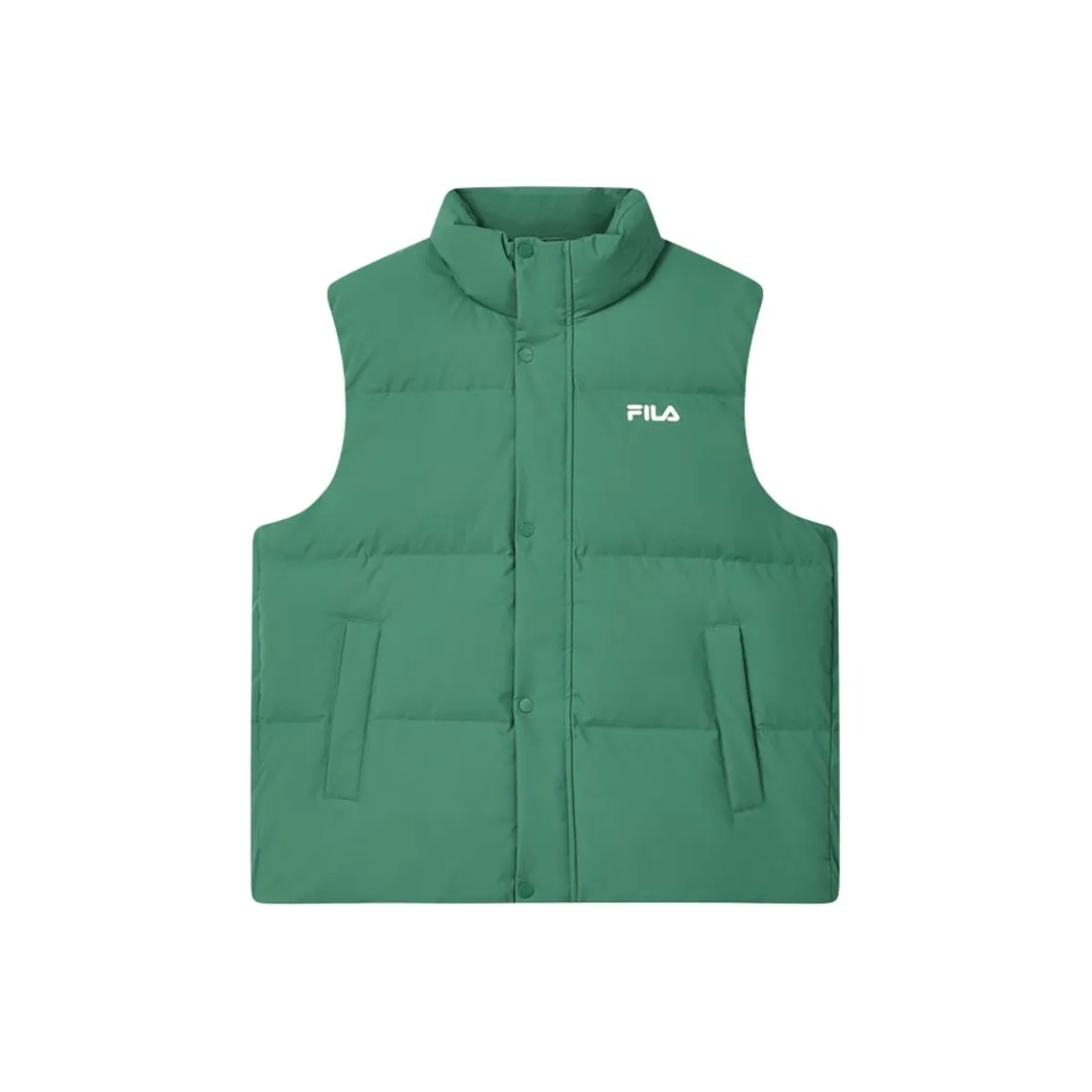 FILA ORIGINALE Жилет Мужской с рельефом Лист Зеленый