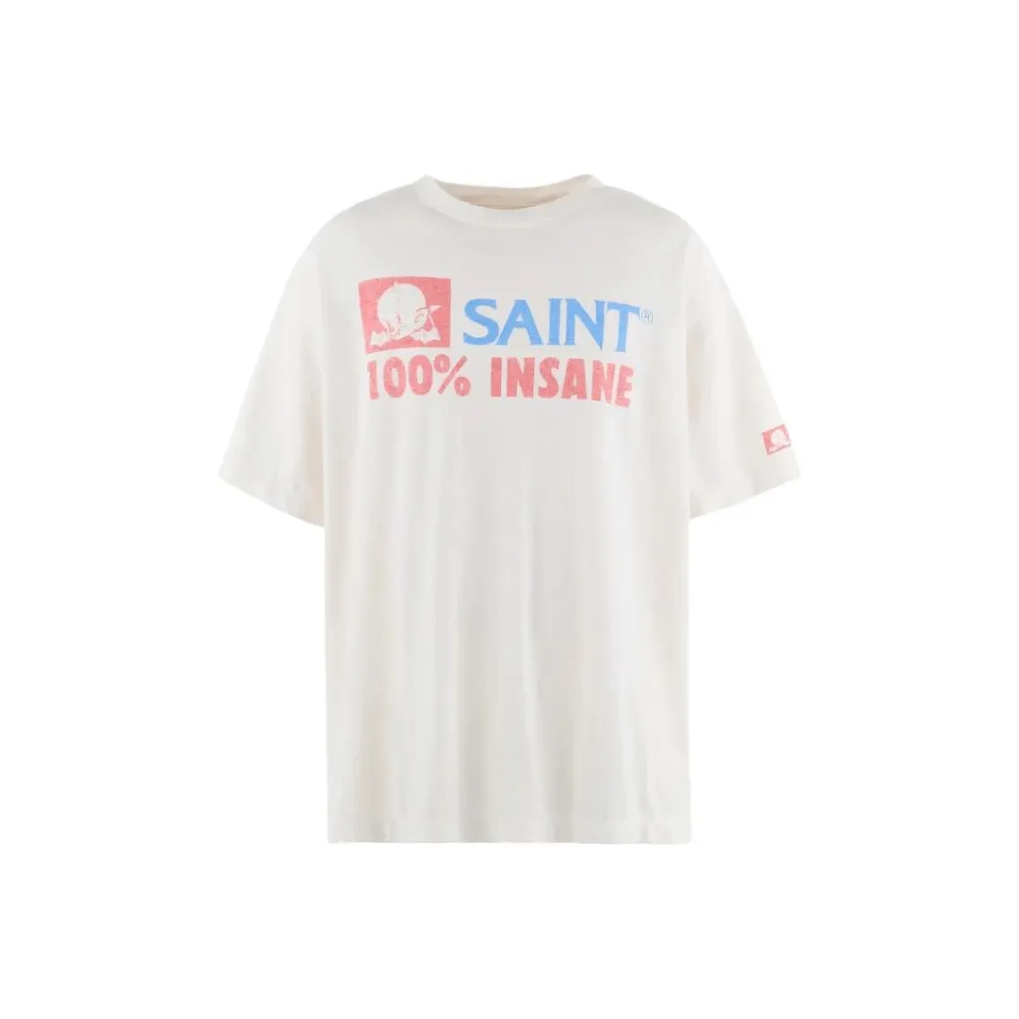 SAINT Mxxxxx SS25 T-Shirt Унисекс Белый