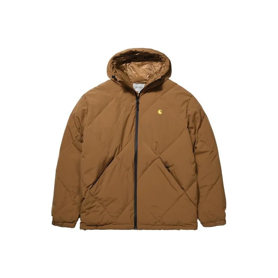 Carhartt WIP Пуховик Мужской Кофе