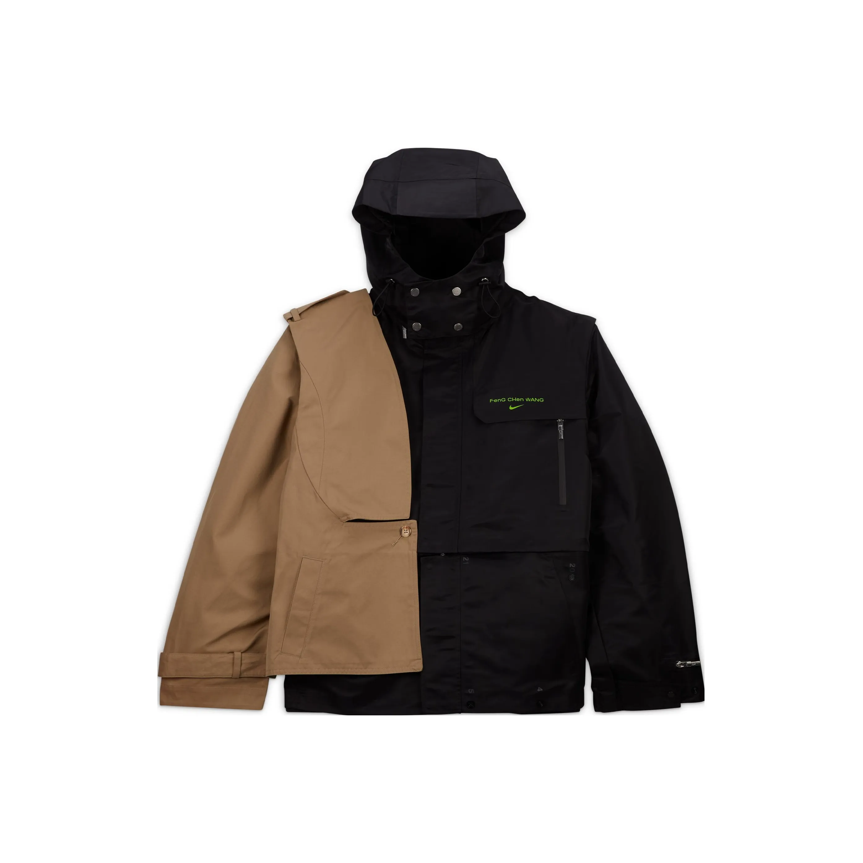 FENG CHEN WANG NIKE X FENG CHEN WANG Co authored SERIES Черный Унисекс Куртки