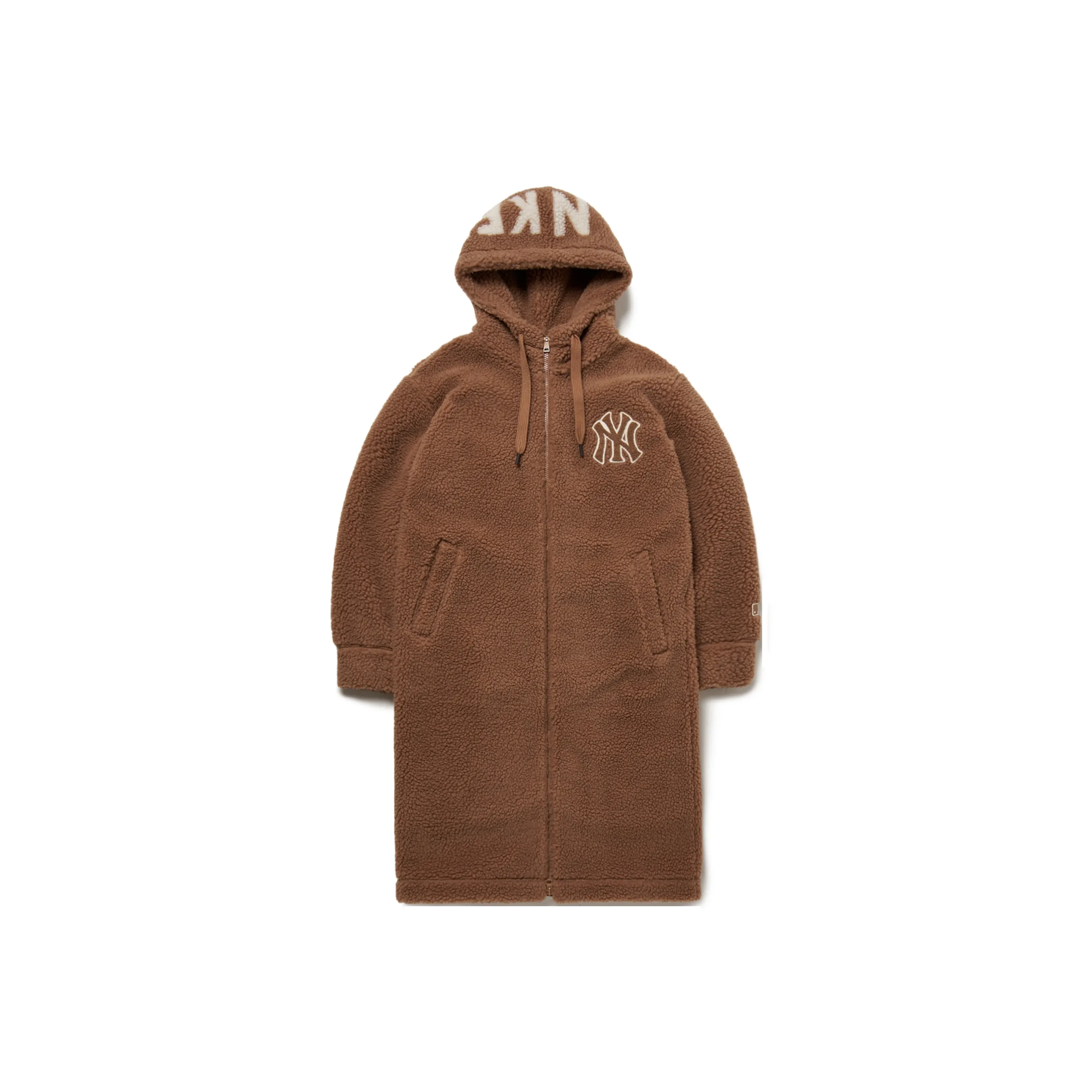 MLB Нью-Йорк Янкис Темно-бежевые Унисекс Бархатные Куртки