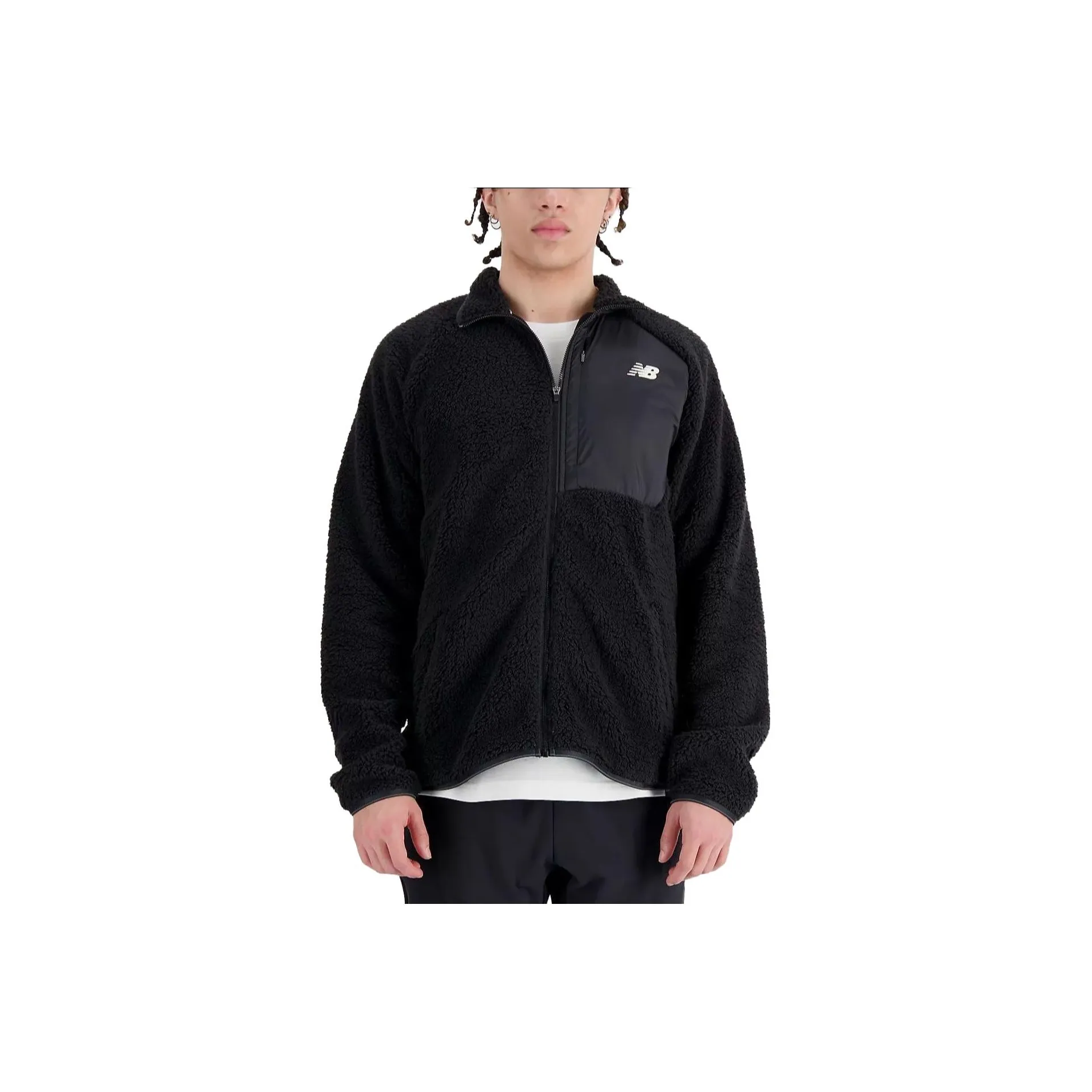 New Balance Q SPEED Шерпа Черная Мужская Куртка