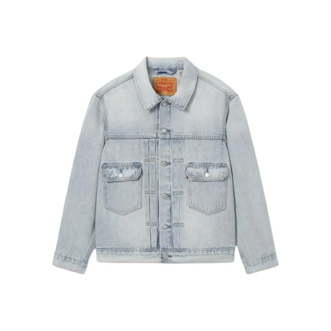 Levi's Denim Куртка Мужская Светло-Синяя