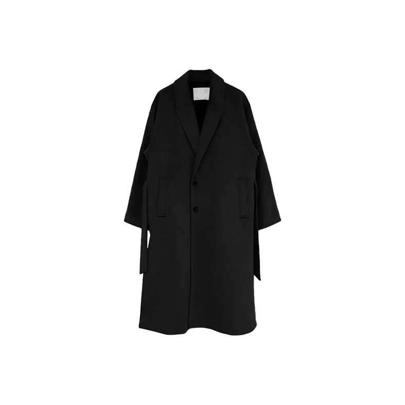 I'm David Черное унисекс пальто