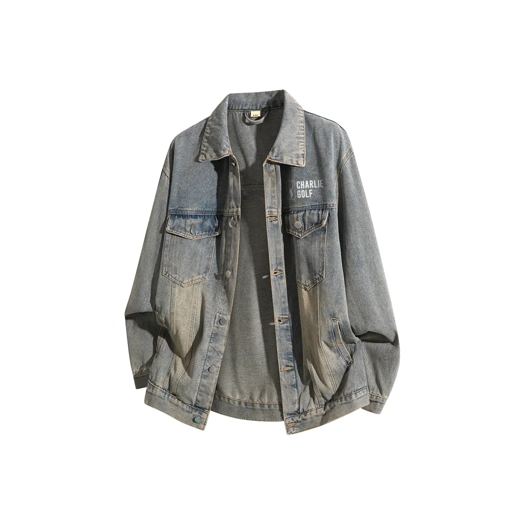 CHARLIE GOLF Denim Jacket Unisex