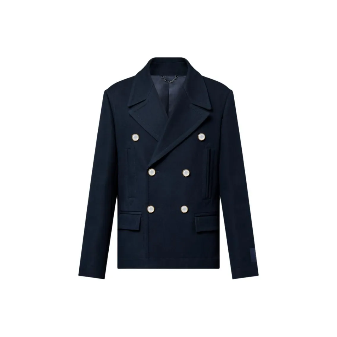 LOUIS VUITTON Cotton Blend Pea Coat