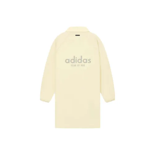 Fear of God Athletics Светло-желтое унисекс пальто