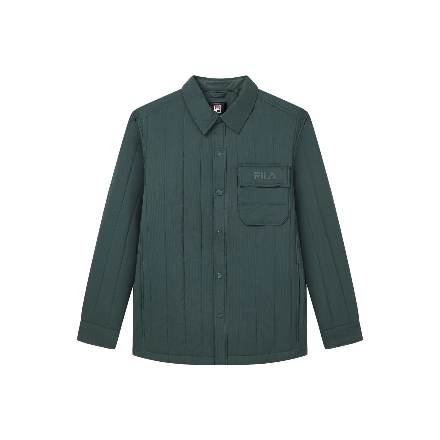 FILA Puffer Jacket Men's Dark Bamboo Emerald